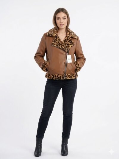harley leather tiger jacket