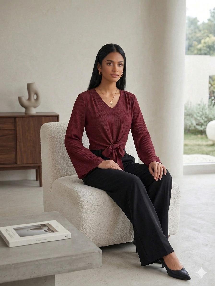 Wrap blouse - Image 4