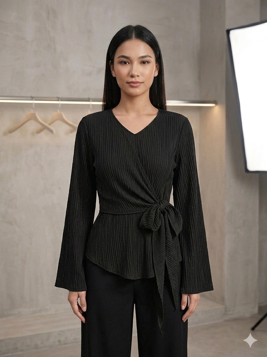Wrap blouse - Image 7