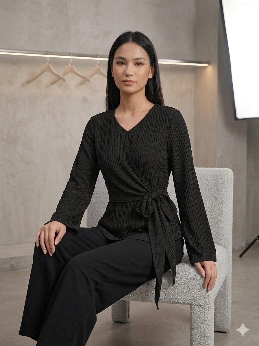 Wrap blouse - Image 5