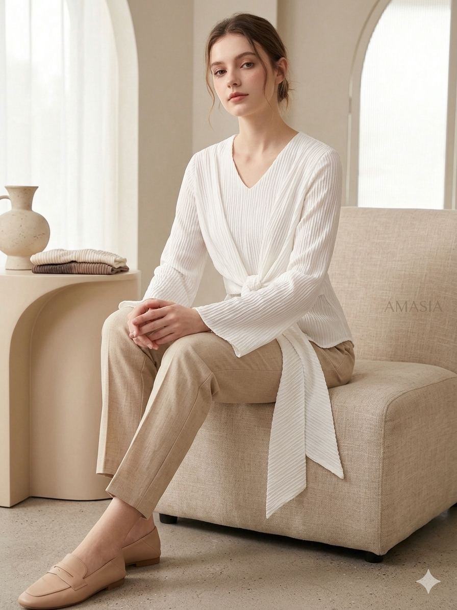 Wrap blouse - Image 2